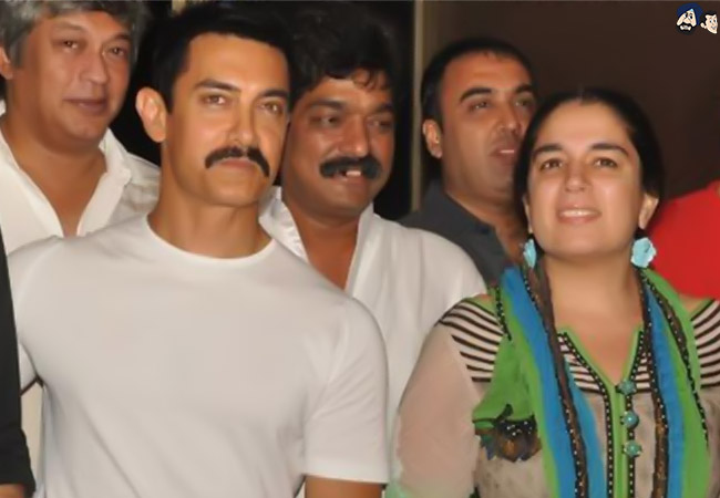 Aamir Khan and Reena Dutta