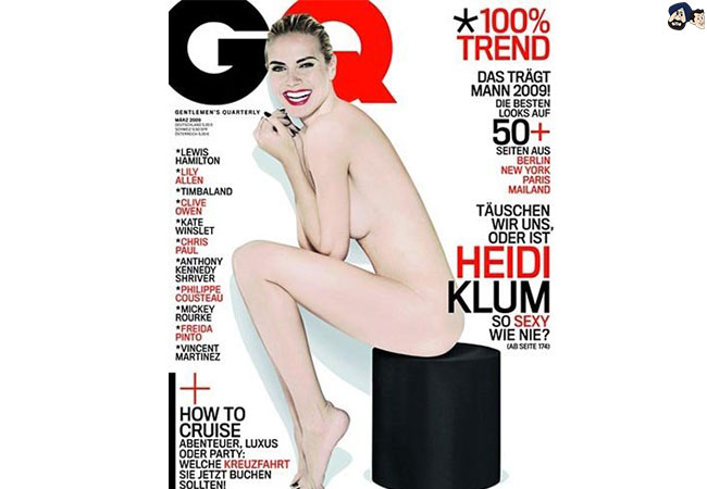 Heidi Klum For German GQ, March 2009