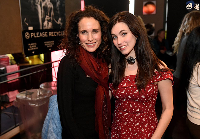 Rainey Qualley and Andie MacDowell