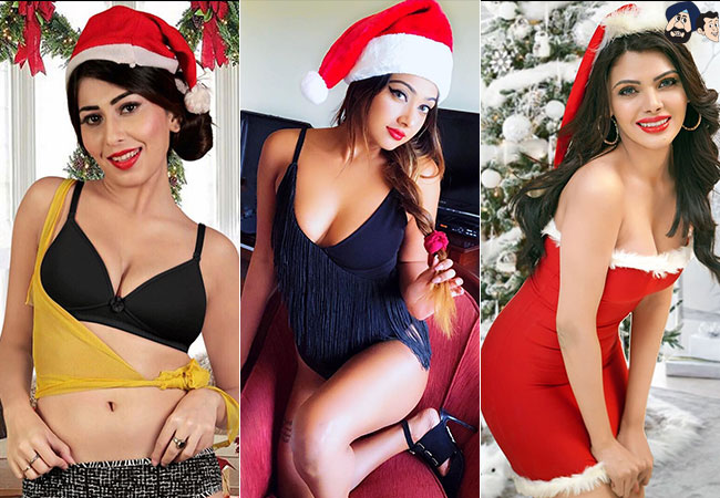 The Glamorous Christmas Babes of Showbiz!