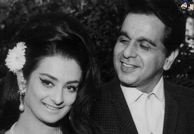 Dilip Kumar and Saira Banu