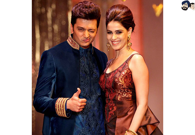 Riteish Deshmukh and Genelia D'Souza