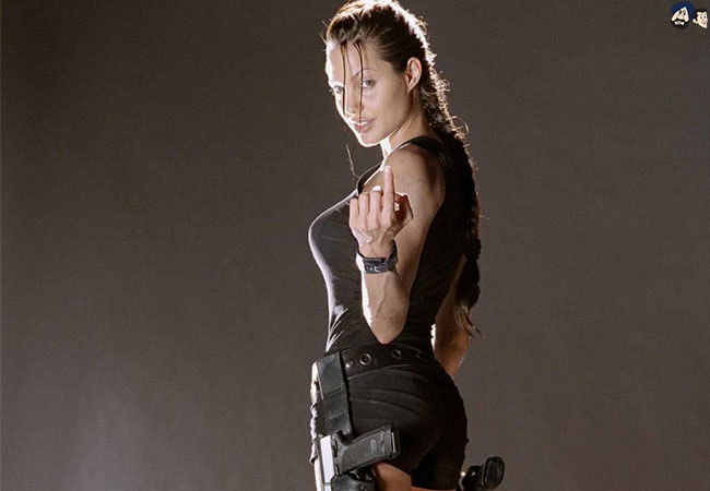 Angelina Jolie as Lara Croft
