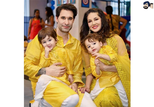 Sunny Leone and Daniel Webber