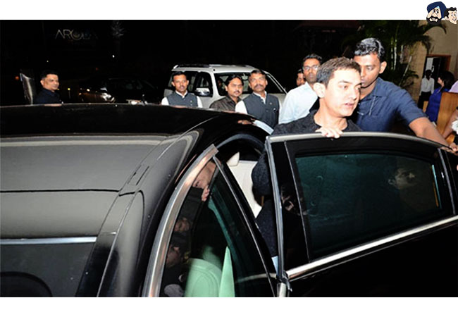 Aamir Khan ( Mercedes-S600 Luxury Sedan)