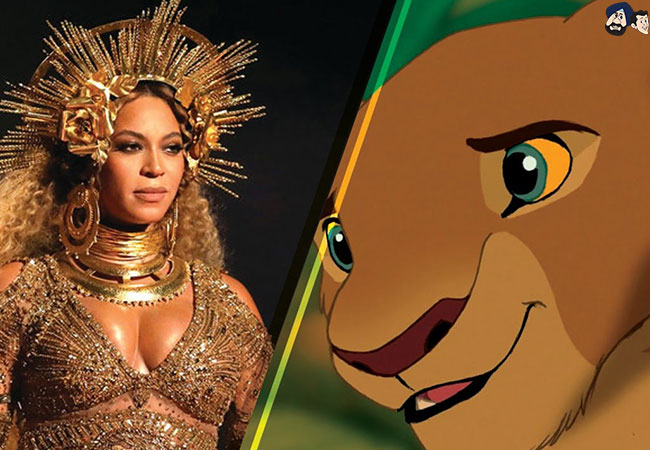 Beyonce	is Nala