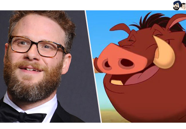 Seth Rogen is Pumbaa