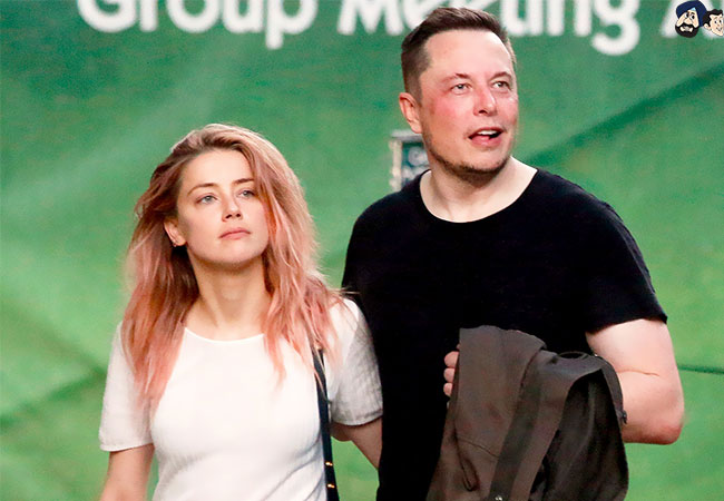 Elon Musk and Amber Heard