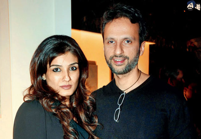 Raveena Tandon and Anil Thadani