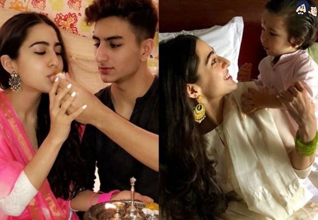 Sara Ali Khan's brothers Ibrahim Ali Khan and Taimur Ali Khan