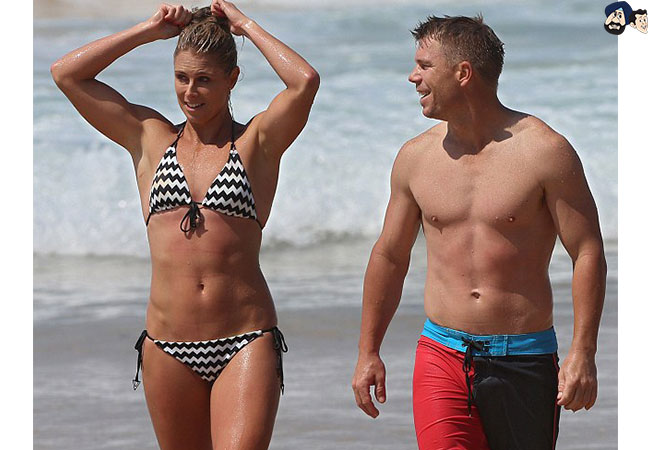 Candice Falzon - David Warner - Australia