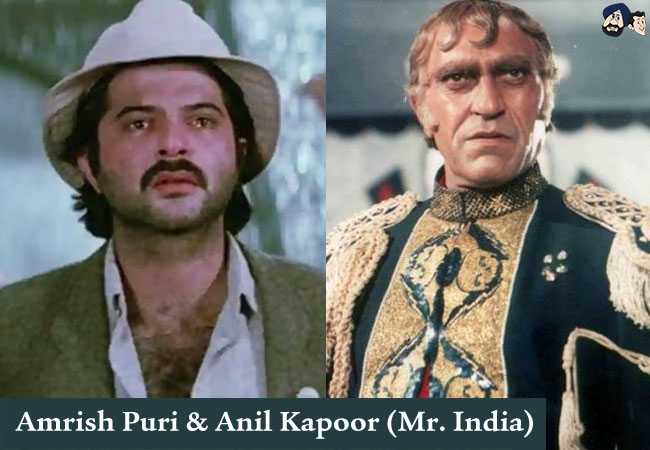 Amrish Puri & Anil Kapoor (Mr. India)