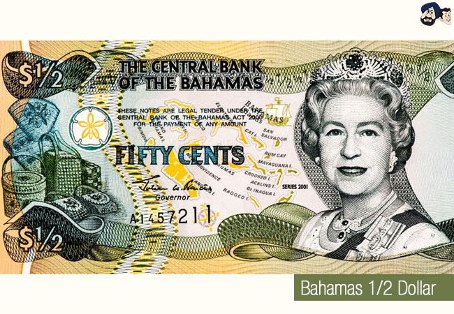 Bahamas 1/2 Dollar