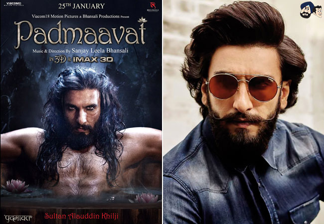   2. Ranveer Singh (Padmaavat):