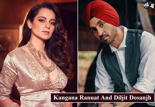 Kangana Ranuat vs Diljit Dosanjh