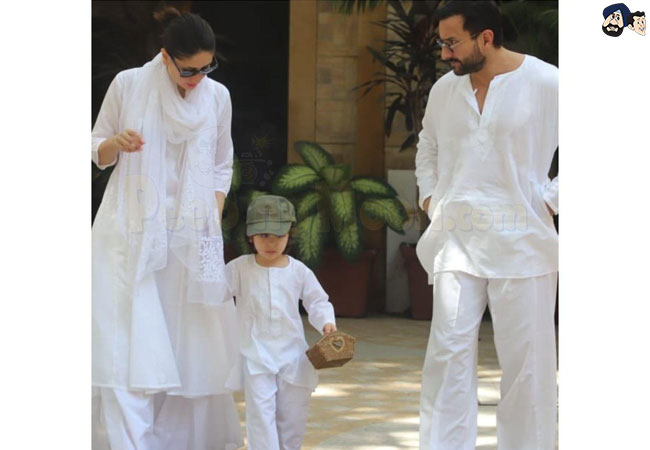 Kareena Kapoor Khan, Saif Ali Khan and Taimur Ali Khan
