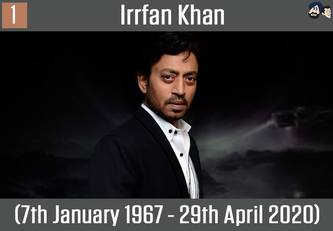 Irrfan Khan (7th January 1967 - 29th April 2020)