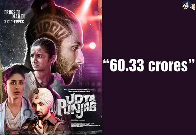 Udta Punjab - 60.33 crores