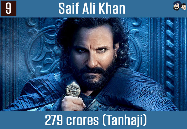 Saif Ali Khan: 279 crores