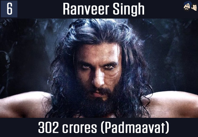 Ranveer Singh: 302 crores