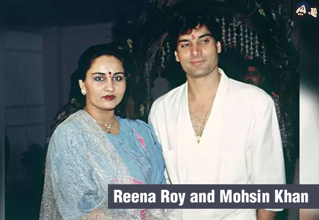 Reena Roy and Mohsin Khan