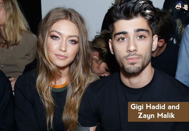 Gigi Hadid and Zayn Malik