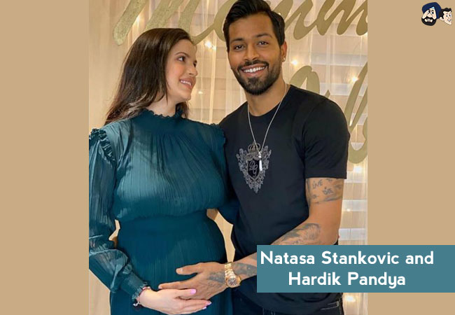 Natasa Stankovic and Hardik Pandya