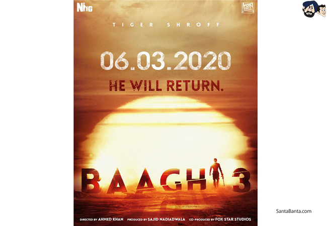 8. Baaghi 3 (March 6th)