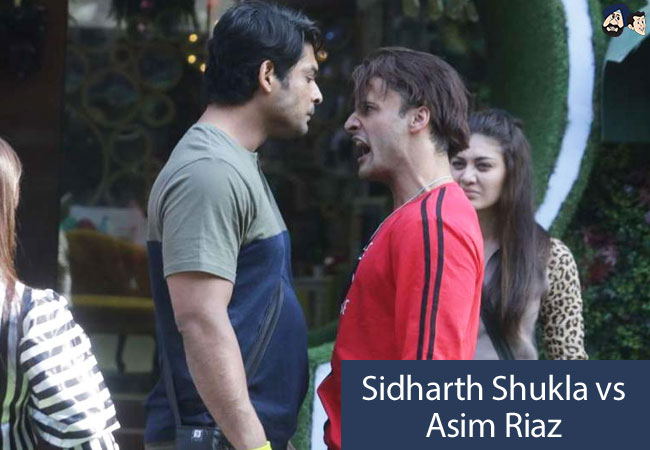 Sidharth Shukla vs Asim Riaz