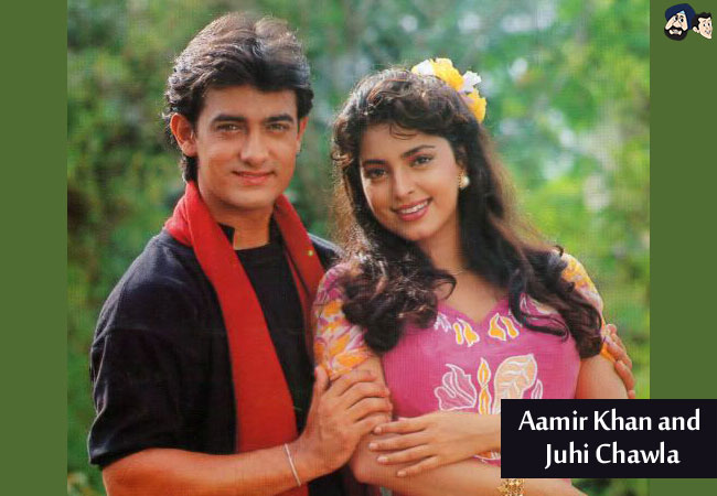 Aamir Khan and Juhi Chawla