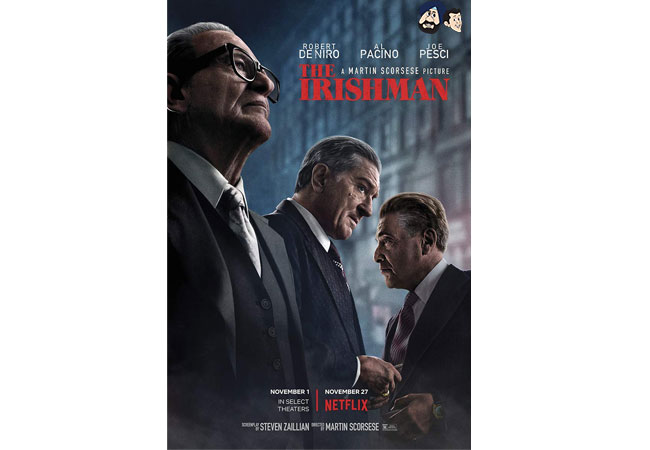3. The Irishman - 10 Nominations
