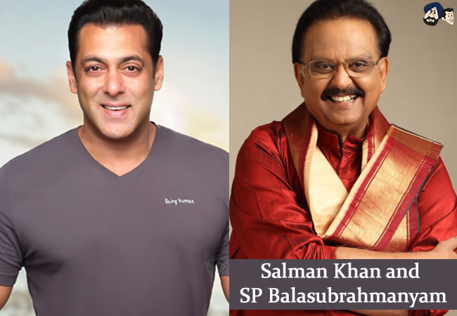 Salman Khan and SP Balasubramanyam