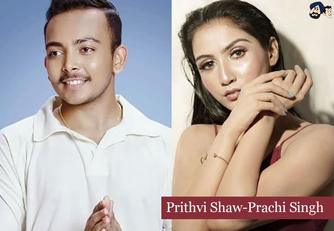 Prithvi Shaw-Prachi Singh