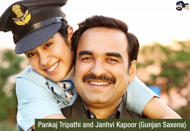 Pankaj Tripathi and Janhvi Kapoor (Gunjan Saxena)