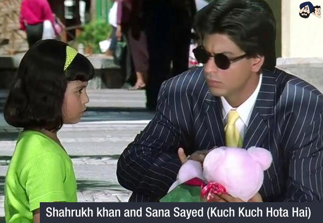 Shahrukh khan and Sana Sayed (Kuch Kuch Hota Hai)