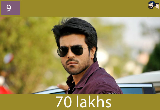 Ram Charan Teja: 70 lakhs