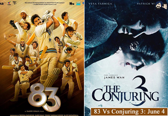 83 Vs Conjuring 3: June 4