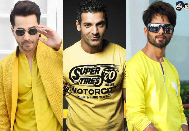 Bollywood hunks who looked dapper in the vibrant hues of yellow!