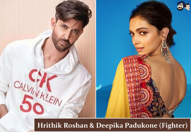 Hrithik Roshan & Deepika Padukone (Fighter)