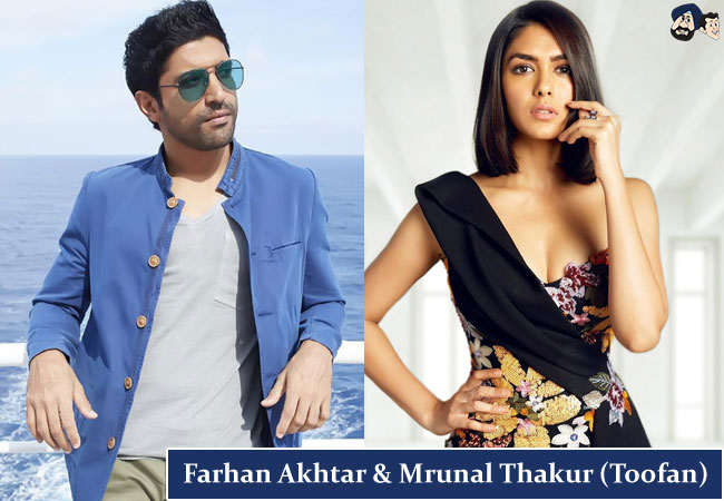 Farhan Akhtar & Mrunal Thakur (Toofan)