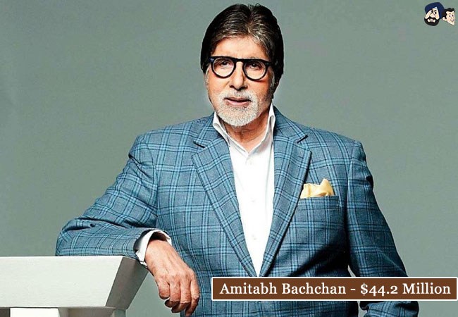 Amitabh Bachchan - $44.2 Million