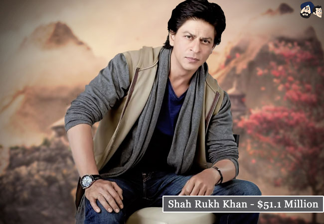 Shah Rukh Khan - $51.1 Million