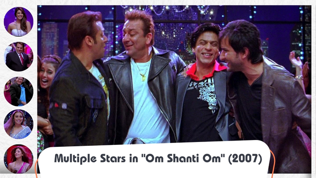 Multiple Stars in 'Om Shanti Om' (2007)