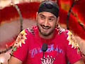 Bhajji laughs on Inzy Jokes