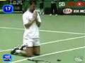 Rare Tennis Accident