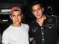 Salman, Sachin at Peepli Live Screening