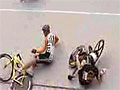 Bicycle Pileup Crash