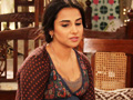 Vidya Balan on the sets of Hitler Didi to promote Kahaani