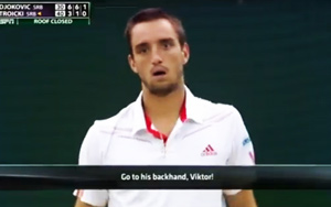 Fan's Advice to Troicki against Djokovic