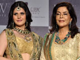 Zarine, Zeena  and Juhi Walk the Ramp at IIJW